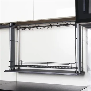 رف تخزين زجاج النبيذ من سبائك الألومنيوم