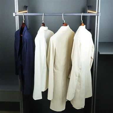 شماعة ملابس معدنية أوتوماتيكية للرفع