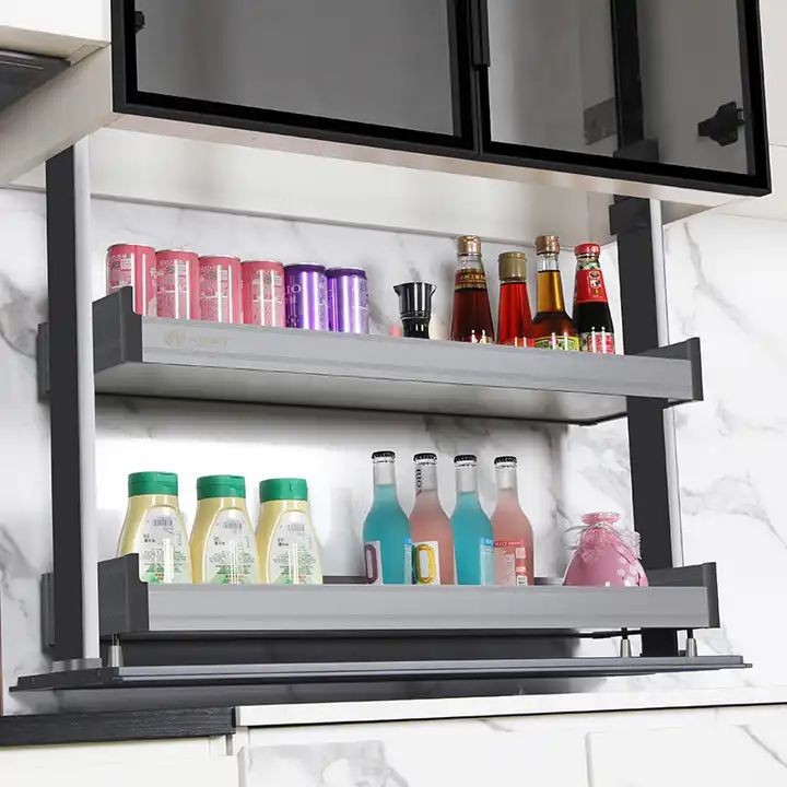 Smart Home Automatic Cabinet Lift Electric Pull-down Basket